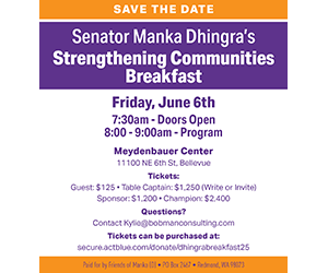 Sen. Manka Dhingra's Strengthening Communities Breakfast